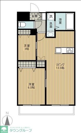 グランビュー高幡の物件間取画像
